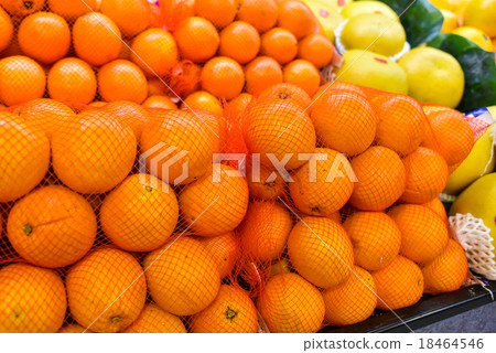 Fresh and Organic Fruits on sales at fruit store 18464546
