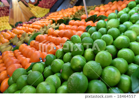 Fresh and Organic Fruits on sales at the supermart 18464557