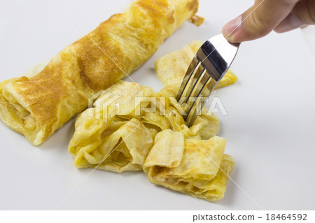 The sweet bread on white dish page The sweet bread on white dish page 18464592