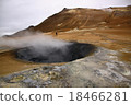 volcano and geyser 18466281