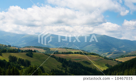 Landscape in the Ukrainian Carpathians 18467035