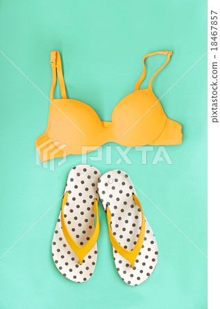 Summer Bikini Concept Flip Flop Sandals Summer Bikini Concept Flip Flop Sandals 18467857