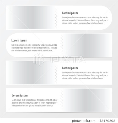 zigzax banner  white color 18470808