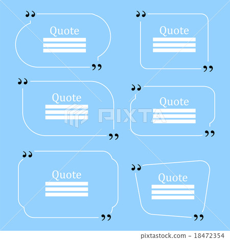 Quote Bubble. Empty Template Quote Bubble. Empty Template 18472354