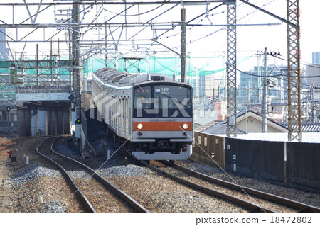 Musashino Line 205 Series Musashino Nozo Urawa Station Musashino Line 205 Series Musashino Nozo Urawa Station 18472802