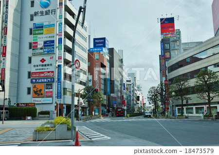Scenery in front of the station in Tokyo · Kichijoji station North exit station in front of Kichijoji Boulevard · Horizontal position from south direction Scenery in front of the station in Tokyo · Kichijoji station North exit station in front of Kichijoji Boulevard · Horizontal position from south direction 18473579