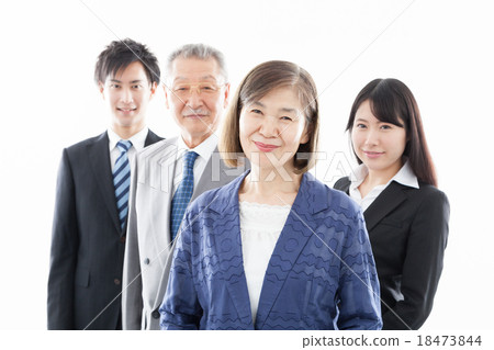 Female president and employee 18473844