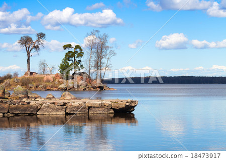 Mon Repos coastal landscape, park in Vyborg Mon Repos coastal landscape, park in Vyborg 18473917