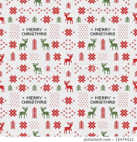 seamless retro christmas pattern seamless retro christmas pattern 18474422