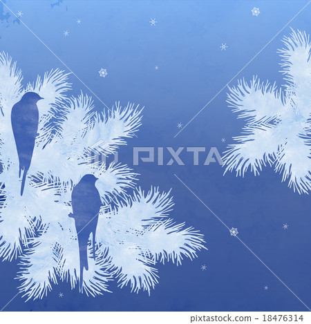 Christmas elegant watercolor card Christmas elegant watercolor card 18476314