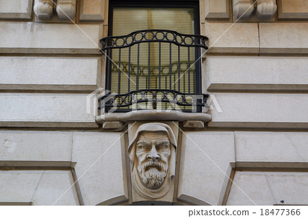 Antique ancient architectural details of Europe 18477366