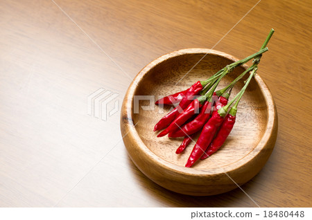 Peppers in wooden vessels Peppers in wooden vessels 18480448