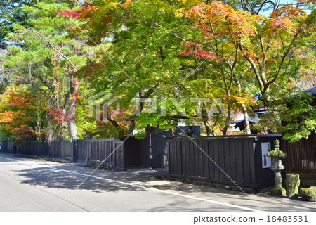 Akita prefecture · A view of the streets of Kakunodan in autumn 18483531