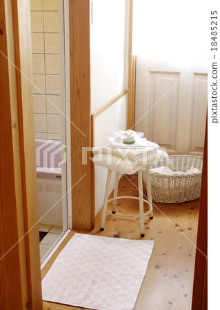 Bright bathroom with natural light and bathroom 18485215