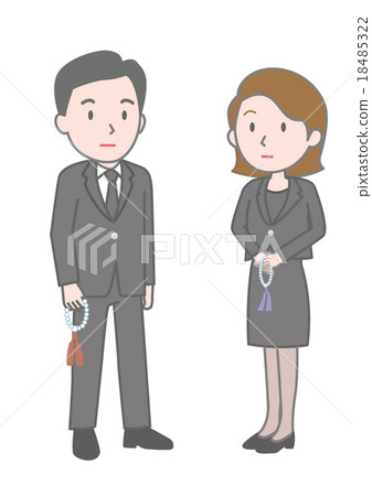 Mourning illustration Mourning illustration 18485322