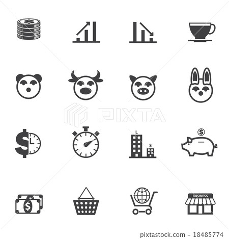 Business and Finance Icons Business and Finance Icons 18485774
