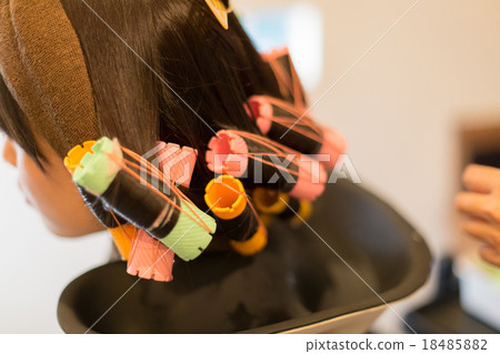 髮捲 燙頭髮 捲髮 18485882