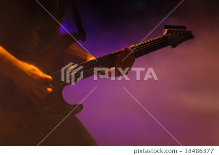 Guitarist on the concert Guitarist on the concert 18486377