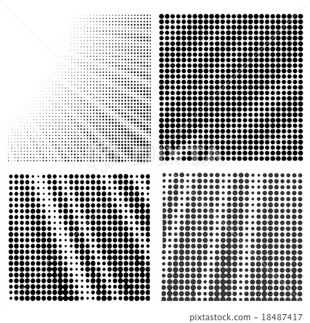Set of Halftone Patterns. Set of Halftone Patterns. 18487417
