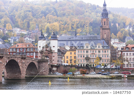 Arte Bridge and the Neckar River 18487750
