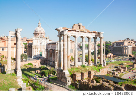 Forum - Roman ruins in Rome, Italy Forum - Roman ruins in Rome, Italy 18488008