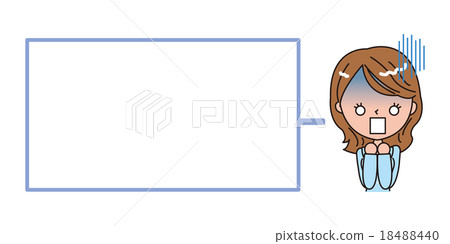 女性減震抑鬱失敗淡出氣球演講文本女孩女商人 18488440