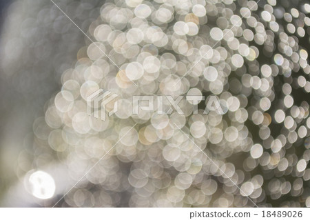 Abstract bokeh from raindrops on glass after rain Abstract bokeh from raindrops on glass after rain 18489026