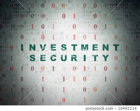 Security concept: Investment Security on Digital 18492214