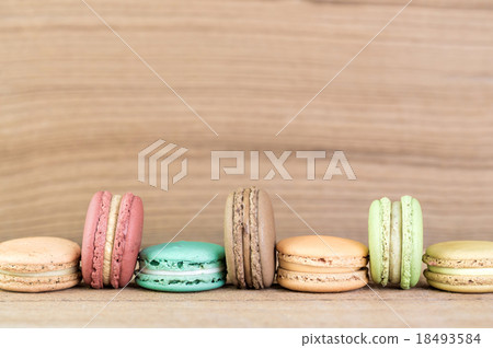 Stack Focus Image Of Colorful French Macarons Stack Focus Image Of Colorful French Macarons 18493584