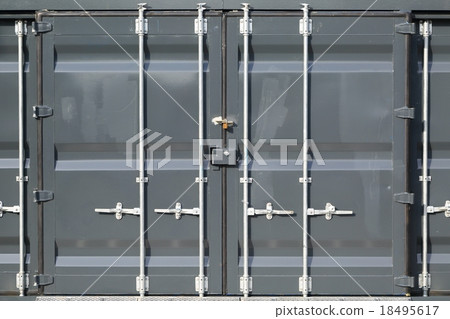 Steel container closeup 18495617