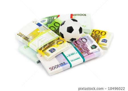 Money and soccer ball Money and soccer ball 18496022