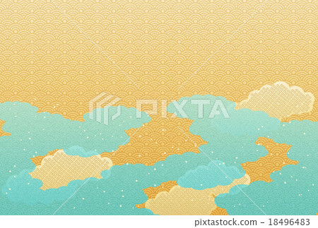Background material - Qinghai wave and cloud pattern 6 (texture) 18496483