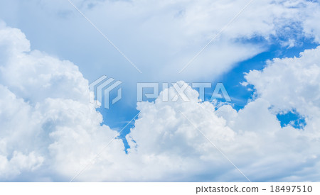 image of clear sky with white clouds on day time image of clear sky with white clouds on day time 18497510