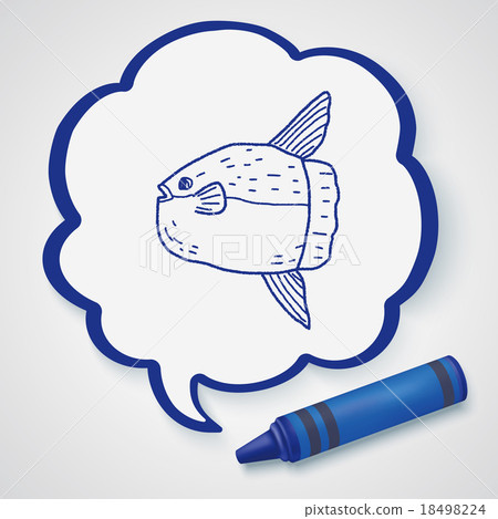 Sunfish doodle 18498224