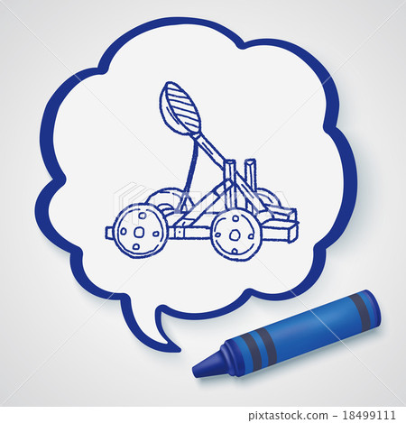 Trebuchet doodle Trebuchet doodle 18499111