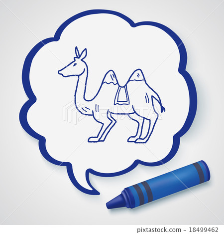 Camel doodle Camel doodle 18499462