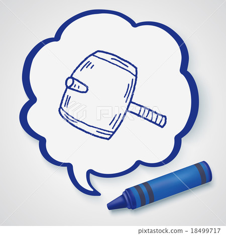 hammer doodle 18499717