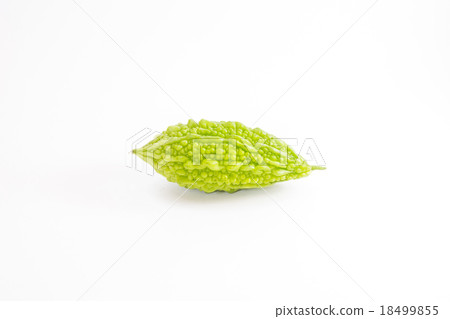 Bitter melon or Bitter gourd on white background Bitter melon or Bitter gourd on white background 18499855