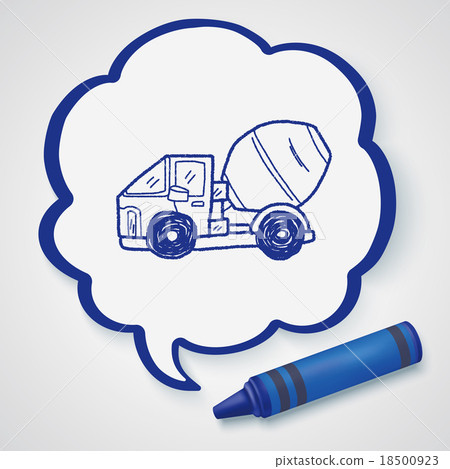 truck doodle 18500923