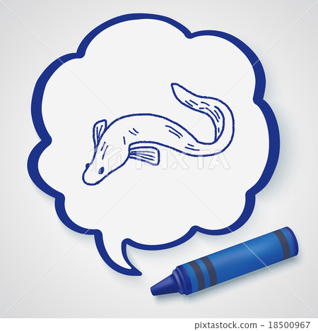 Eel doodle Eel doodle 18500967