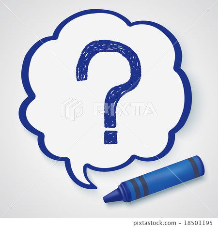 Question mark doodle 18501195
