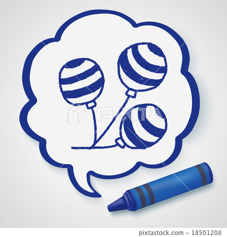 doodle balloon doodle balloon 18501208