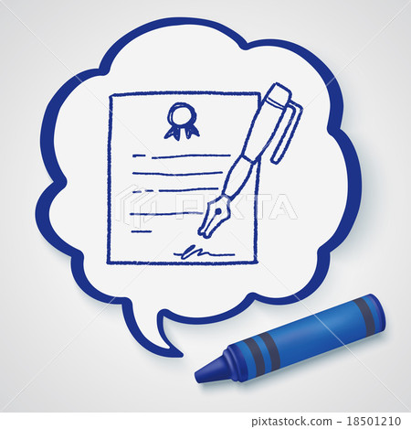 Certificate doodle Certificate doodle 18501210