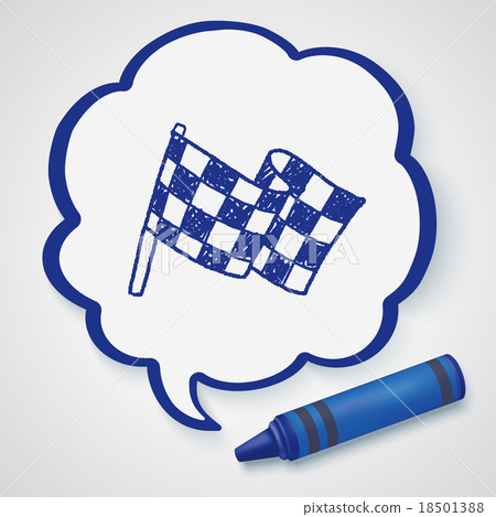 Doodle Flag 18501388