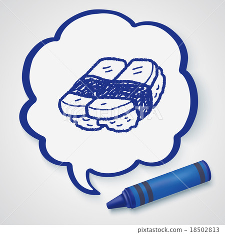 sushi doodle 18502813