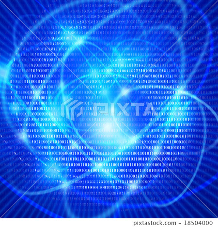 Net space and digital background 18504000
