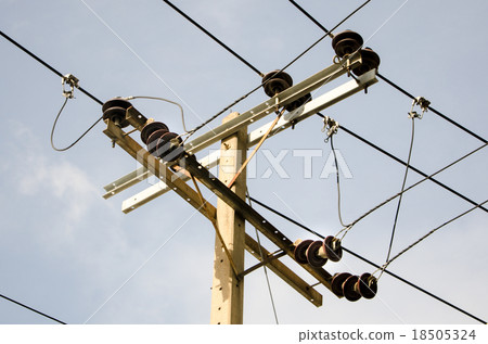 Electrical powered pillar In Bangkok 18505324