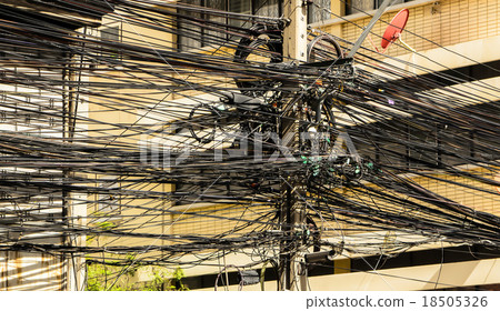 Electric pillar with transformer Electric pillar with transformer 18505326