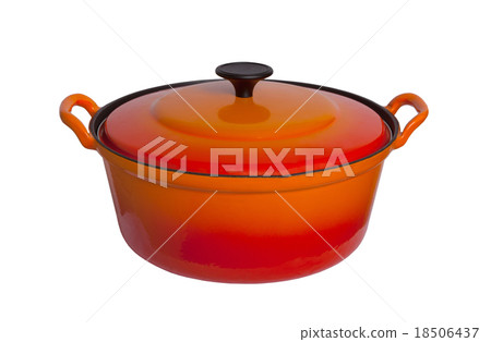 Old cooking pot isolated Old cooking pot isolated 18506437