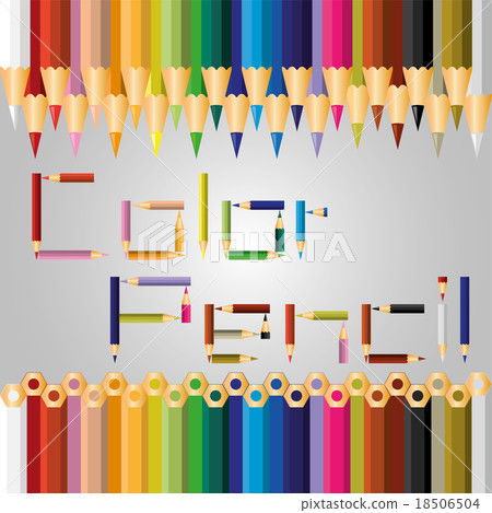 pencil color vector pencil color vector 18506504